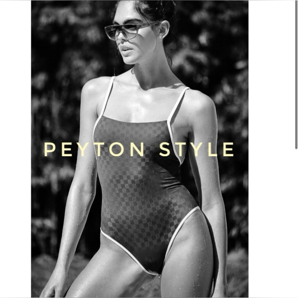 ACACIA - Piped Peyton Full Piece Swimsuit in Citrine - XL - Picture 12 of 16